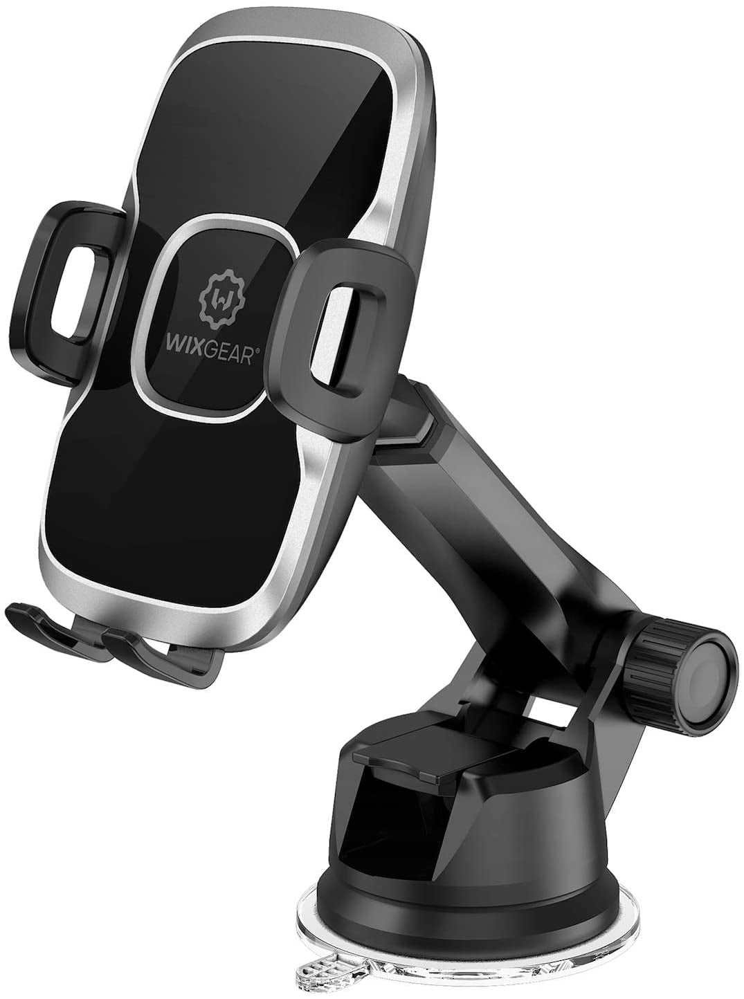 WixGear Phone Holder for Car, Universal Dashboard Windshield Phone Car Suction Cup Mount Holder for Cell Phone 360 Degree Rotation Compatible with iPhone Xs/XS Max / 8/7 / 6, Galaxy S and Mo
