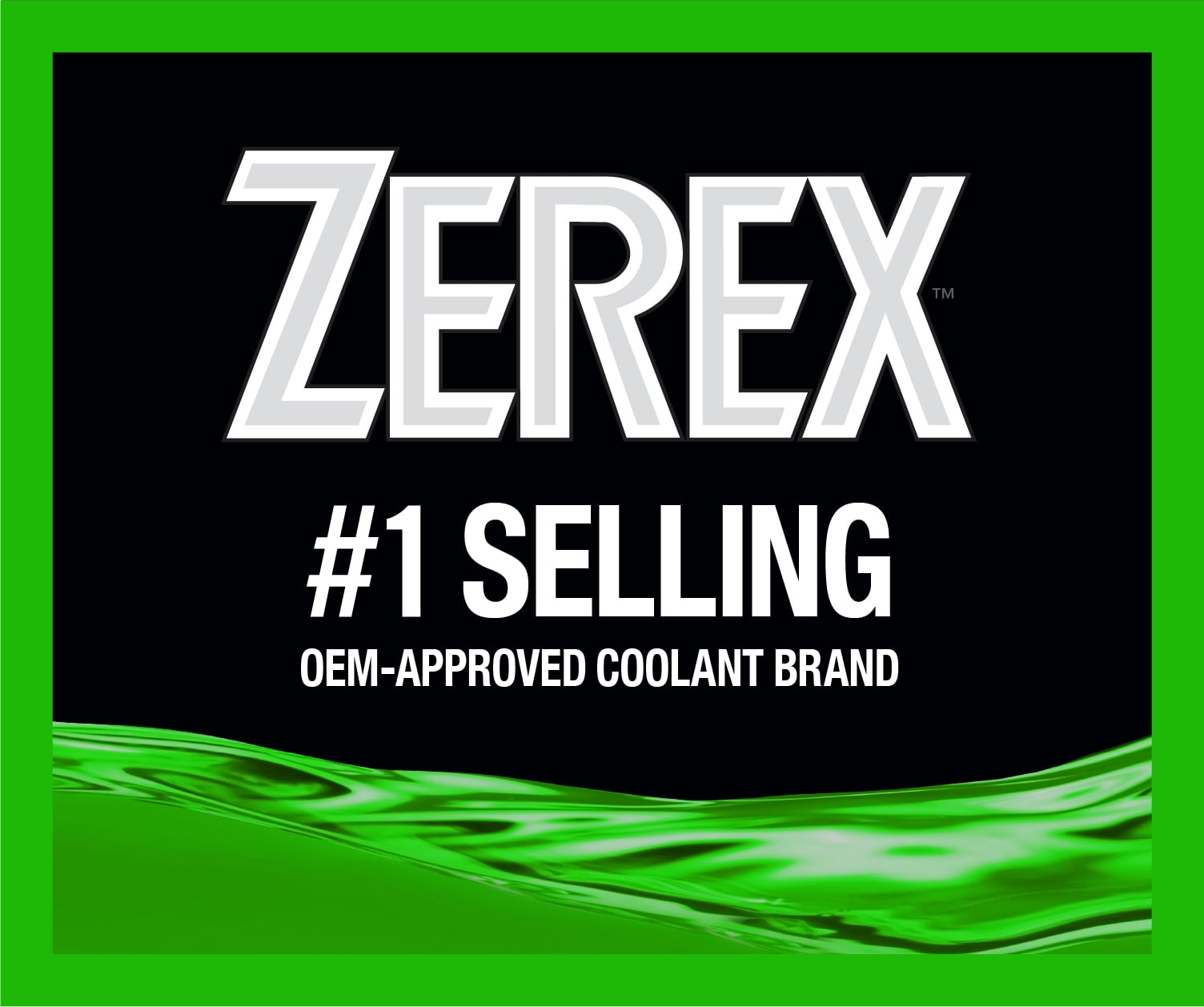 Zerex Asian Vehicle Green Silicate and Borate Free Antifreeze / Coolant 50/50 Ready-to-Use 1 GA