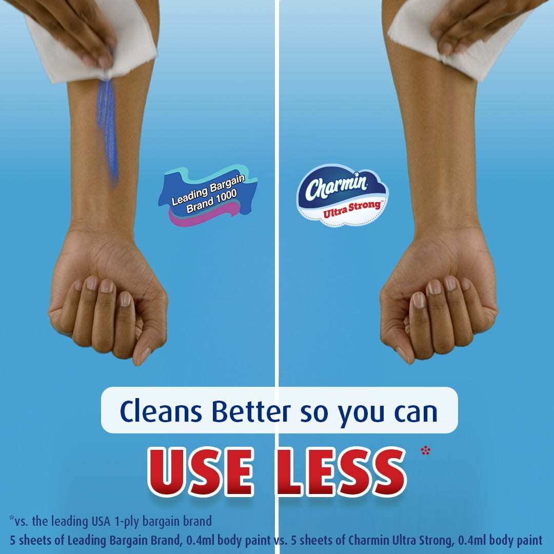 Charmin Ultra Strong Toilet Paper, 6 Super Mega Rolls