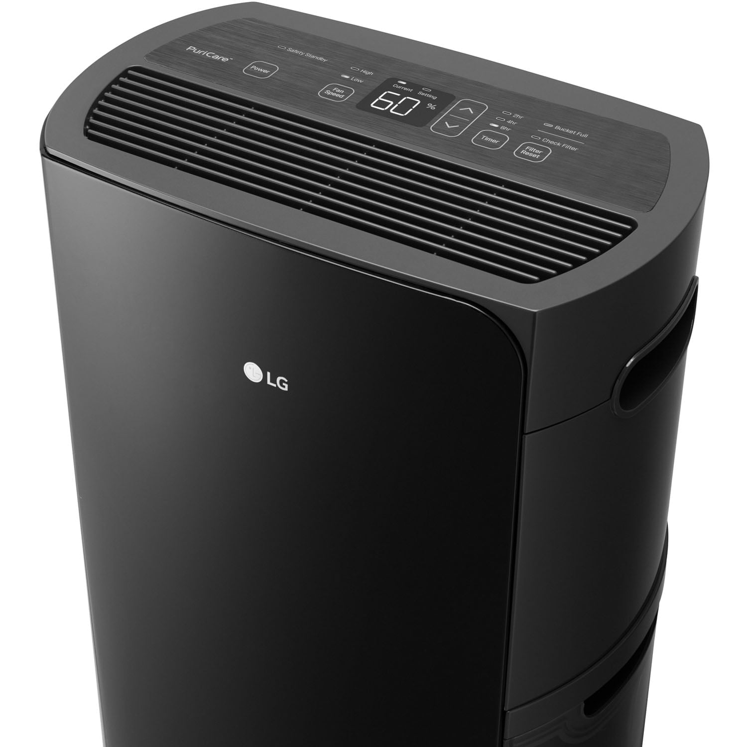 Restored LG High Efficiency PuriCare 70-Pint Dehumidifier in Black (Refurbished)