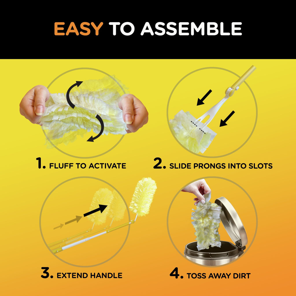 Swiffer Duster Heavy Duty Starter Kit with 2 Refills