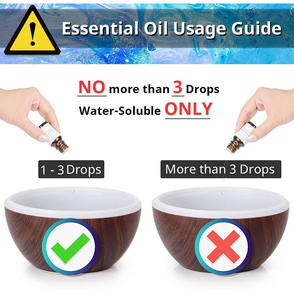 Wood Grain Vase Humidifier Creative Vase Wood Mini Mute Usb Air Humidifier Household Humidifier Bedroom For Home Office (Dark Wood Grain )