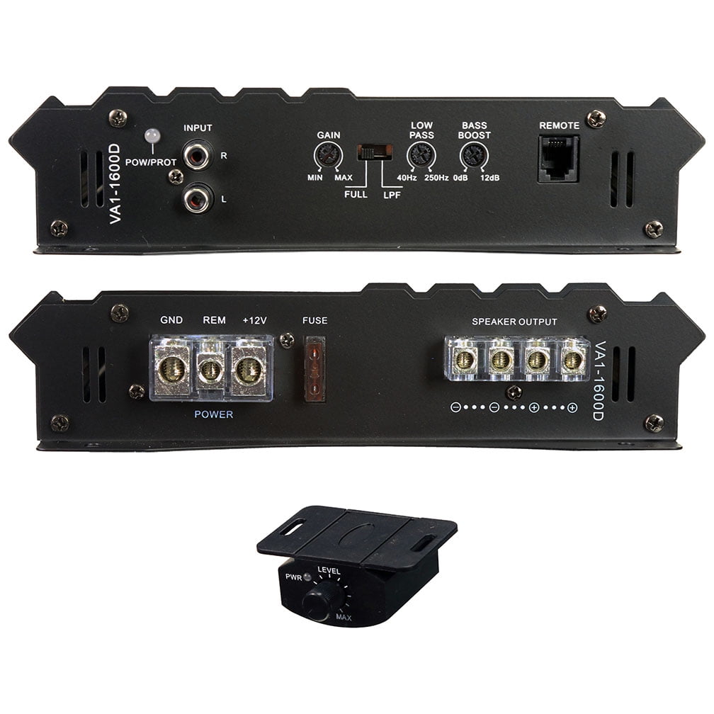 Vertigo Series 1,600w Class D Monoblock Amplifier, VA1-1600D