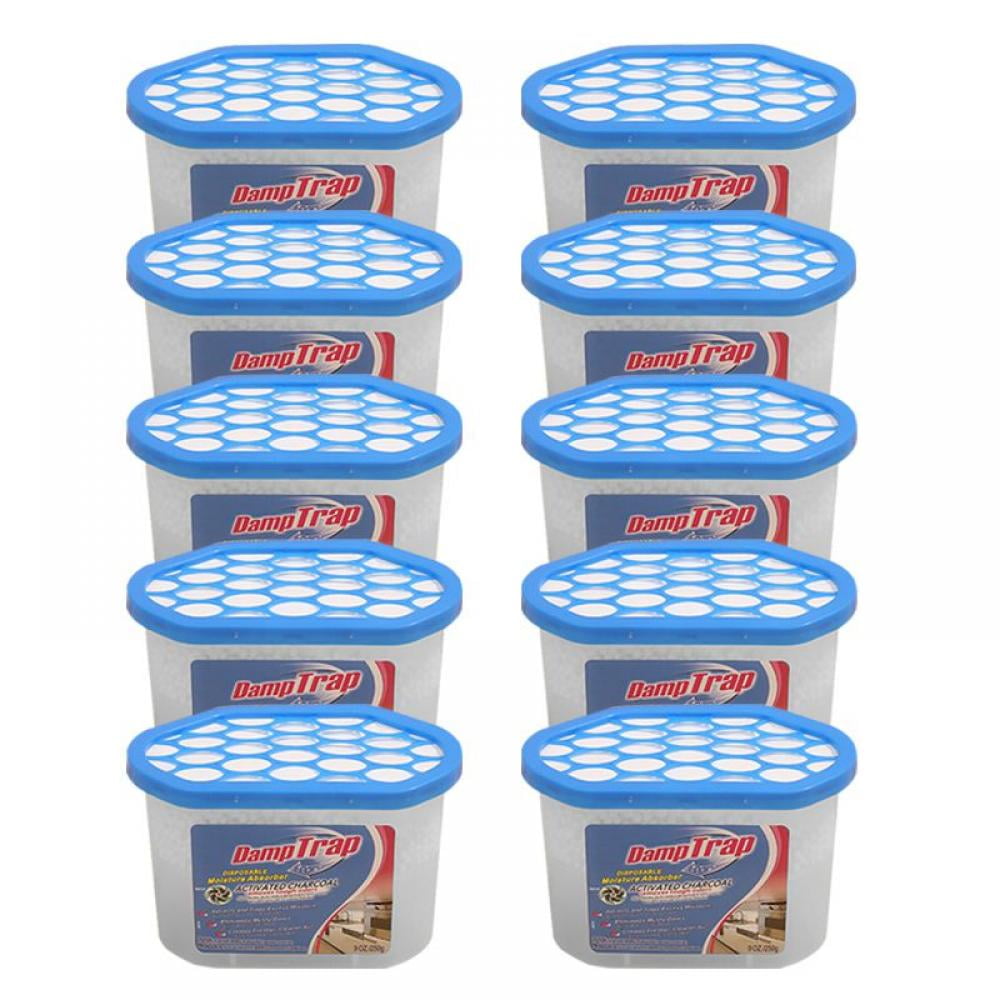 HULKLIFE Dehumidifier Box Of 250ml Calcium Chloride Condensation Remover Moisture Absorber Dehumidifiers for Damp Mould Moisture In Home Kitchen Wardrobe Bedroom