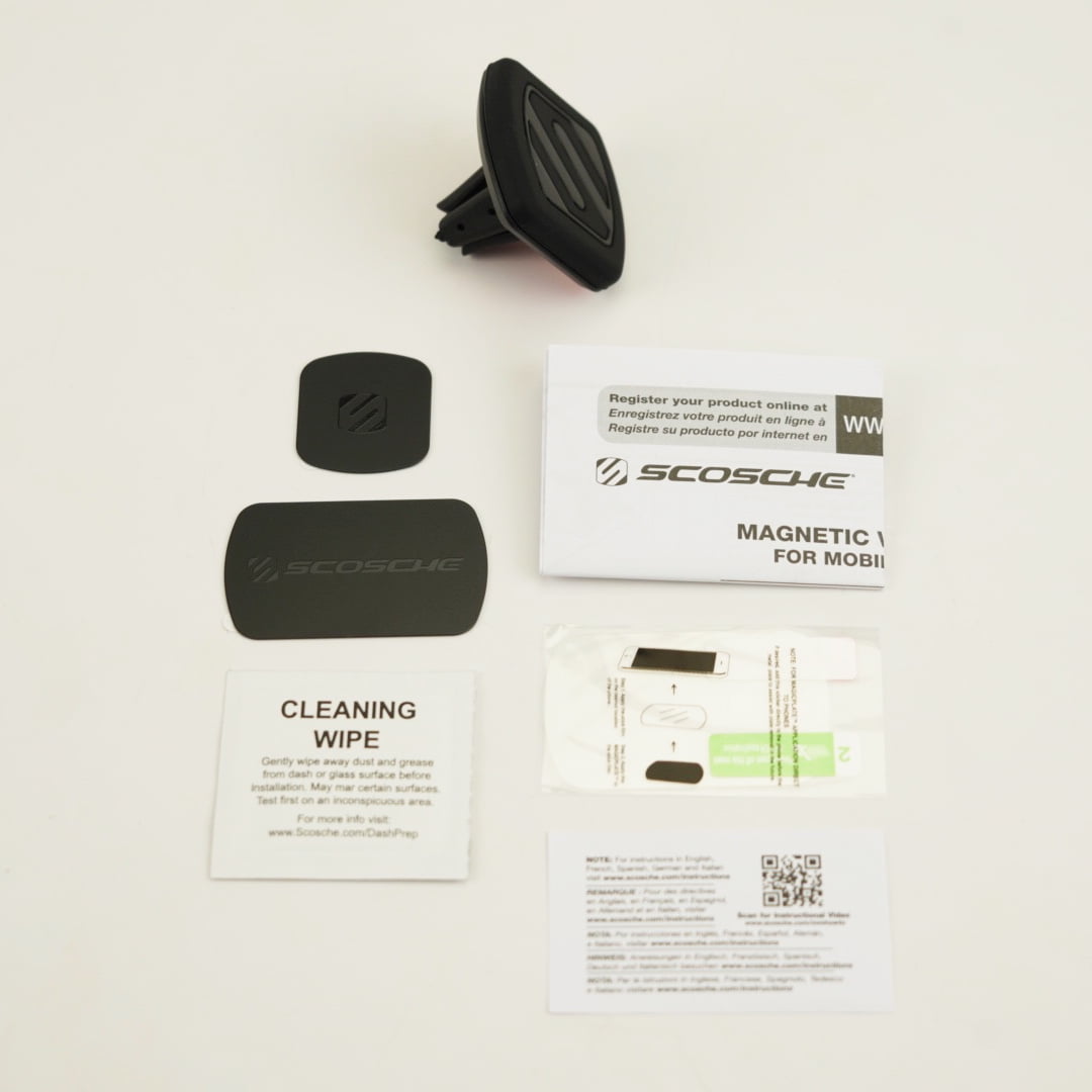 Scosche MAGVM2R Magic mount Universal Vent Mount for Mobile Devices Black