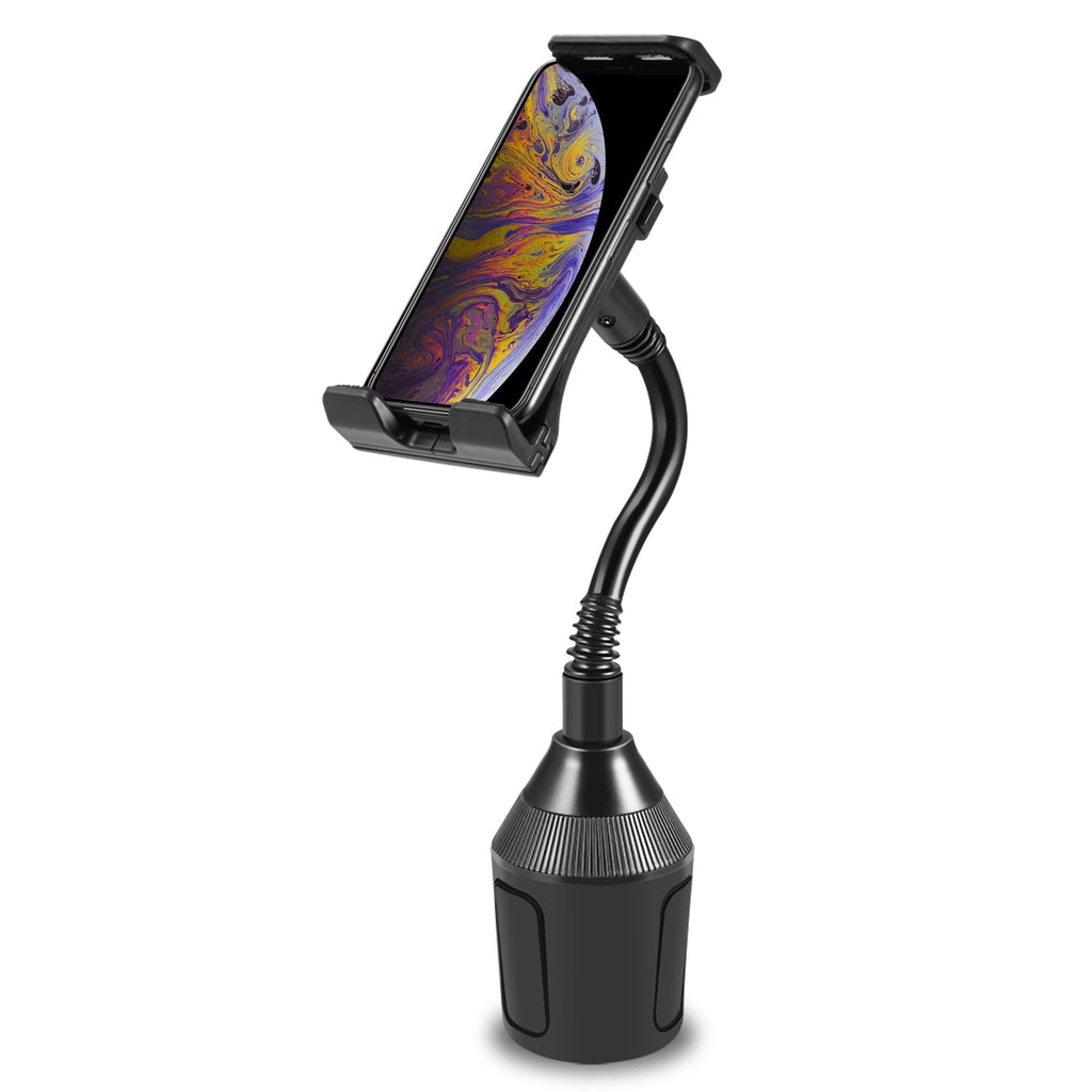 Luxmo Adjustable Long Arm Car Cup Holder Mount Stand Cradle for iPad Samsung Tablet GPS Phon