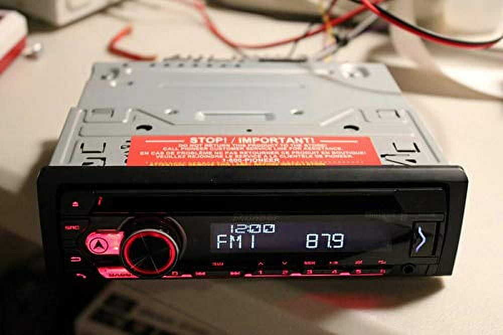 Pioneer DEH-S31BT CD Receiver with Bluetooth, Single DIN, In-Dash | Pioneer Smart Sync App | Android and Apple iOS Compatibility