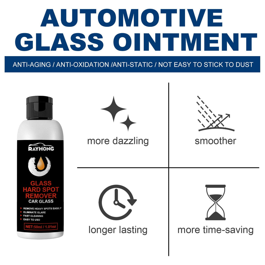 SHENGXINY Household Cleaners Clearance Rayhong Oil Paste For Car Glass, Paste For Deep Cleaning And Polishing Of Glasses, For Removing Spots On The Windshield (50Ml)