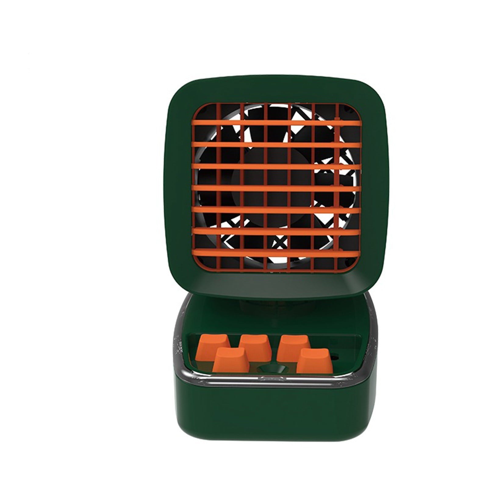 SDJMa Portable Air Conditioners, Evaporative Air Cooler with 3 Speeds, Mini Spray Desk Fan, USB Rechargeable Personal Small Air Conditioner Fan for Room Office Camping