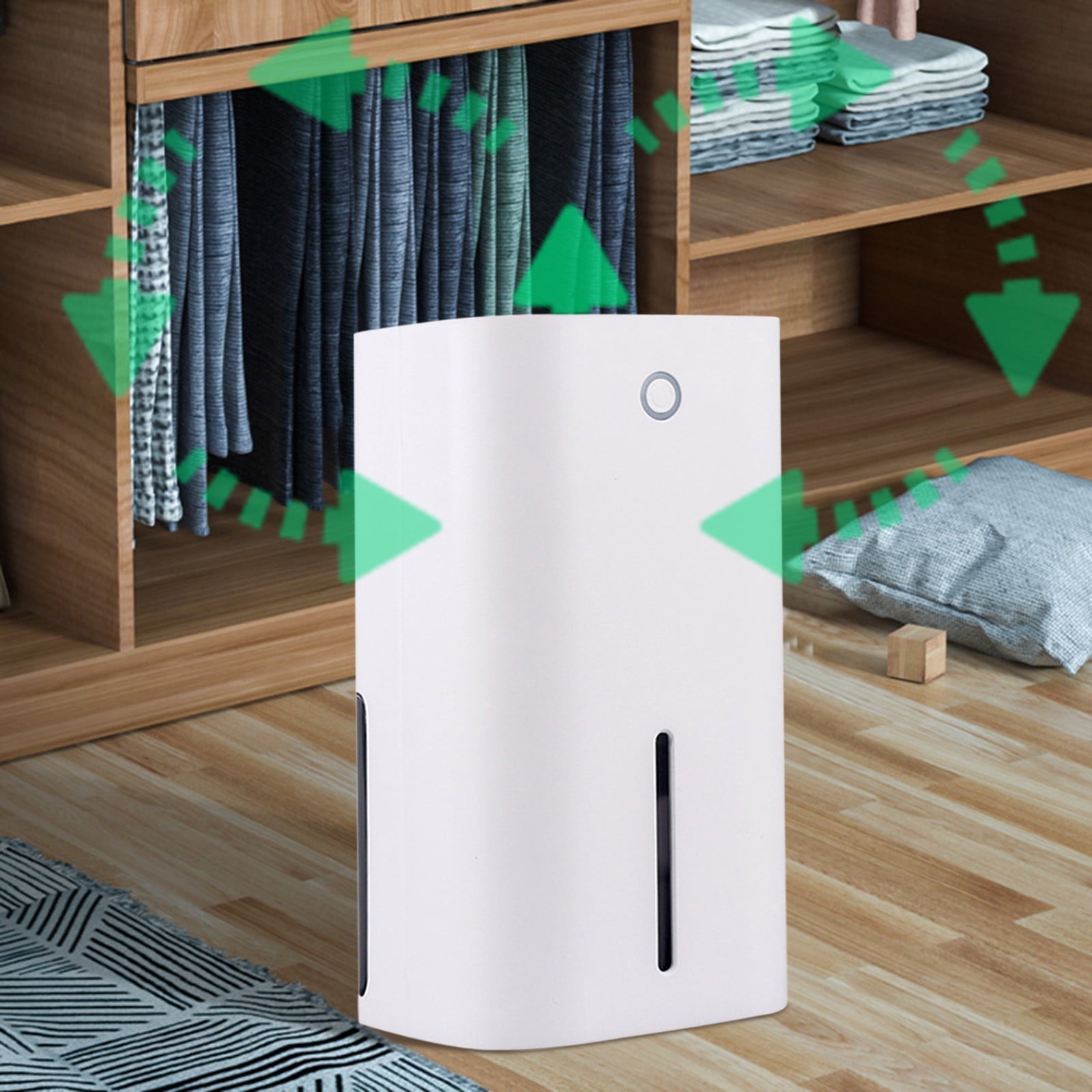 Portable Mini Dehumidifier For Home Ultra Quiet Auto Shutoff Dehumidifier For Closet Wardrobe Bedroom Kitchen Basement