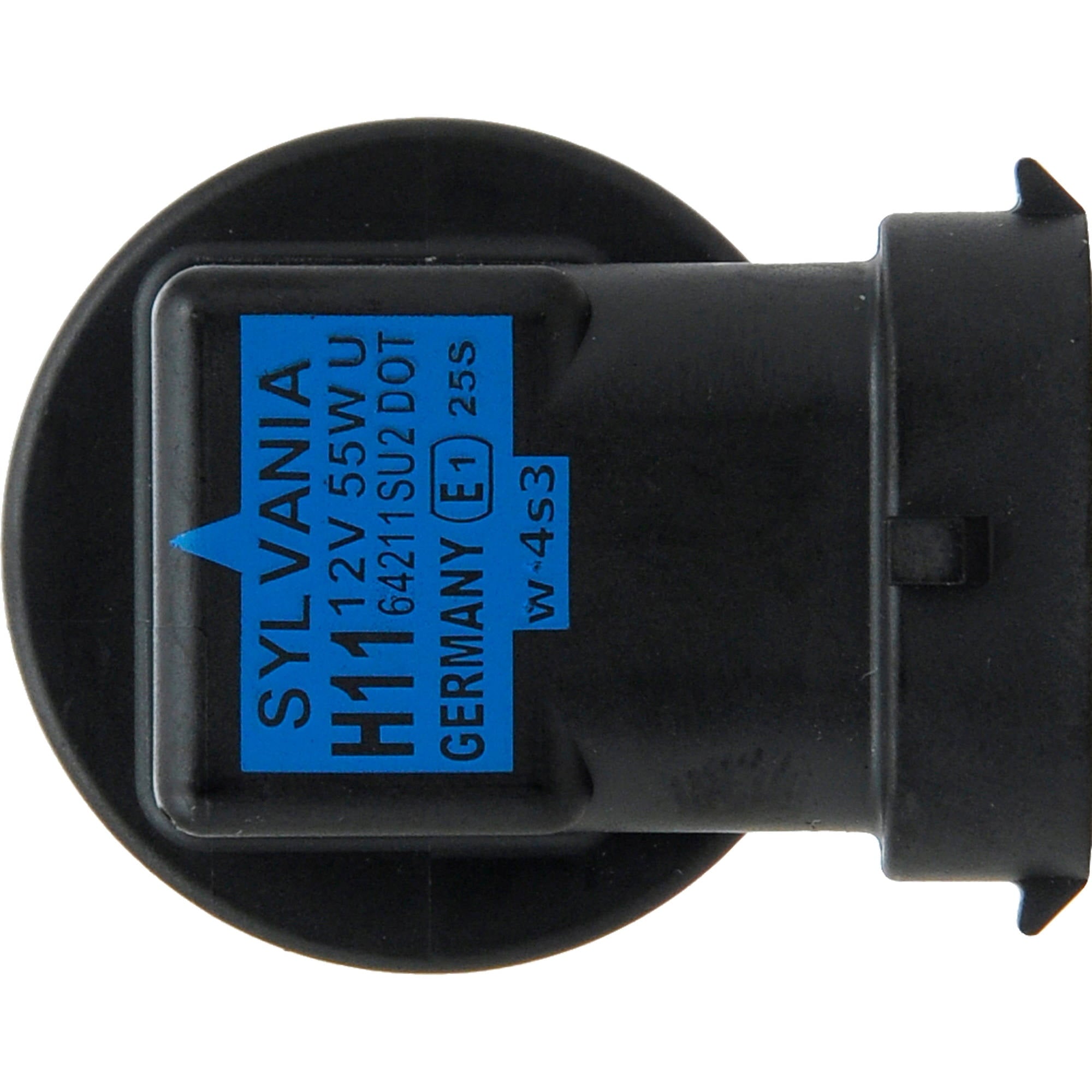 Sylvania H11 SilverStar Ultra Halogen Headlight Bulb, Pack of 2.