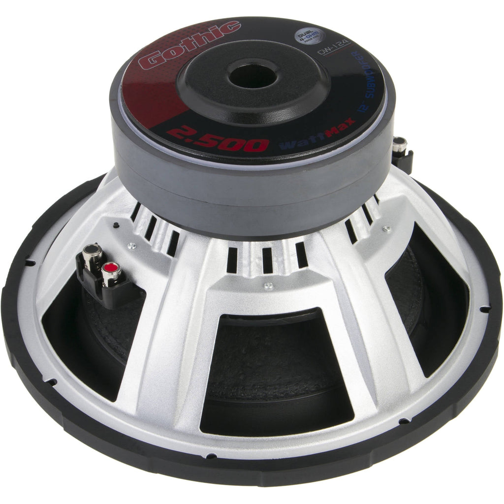 Power Acoustik Exclusive GW-124 12-inch Subwoofer | 2,500W Max | Gothic Series