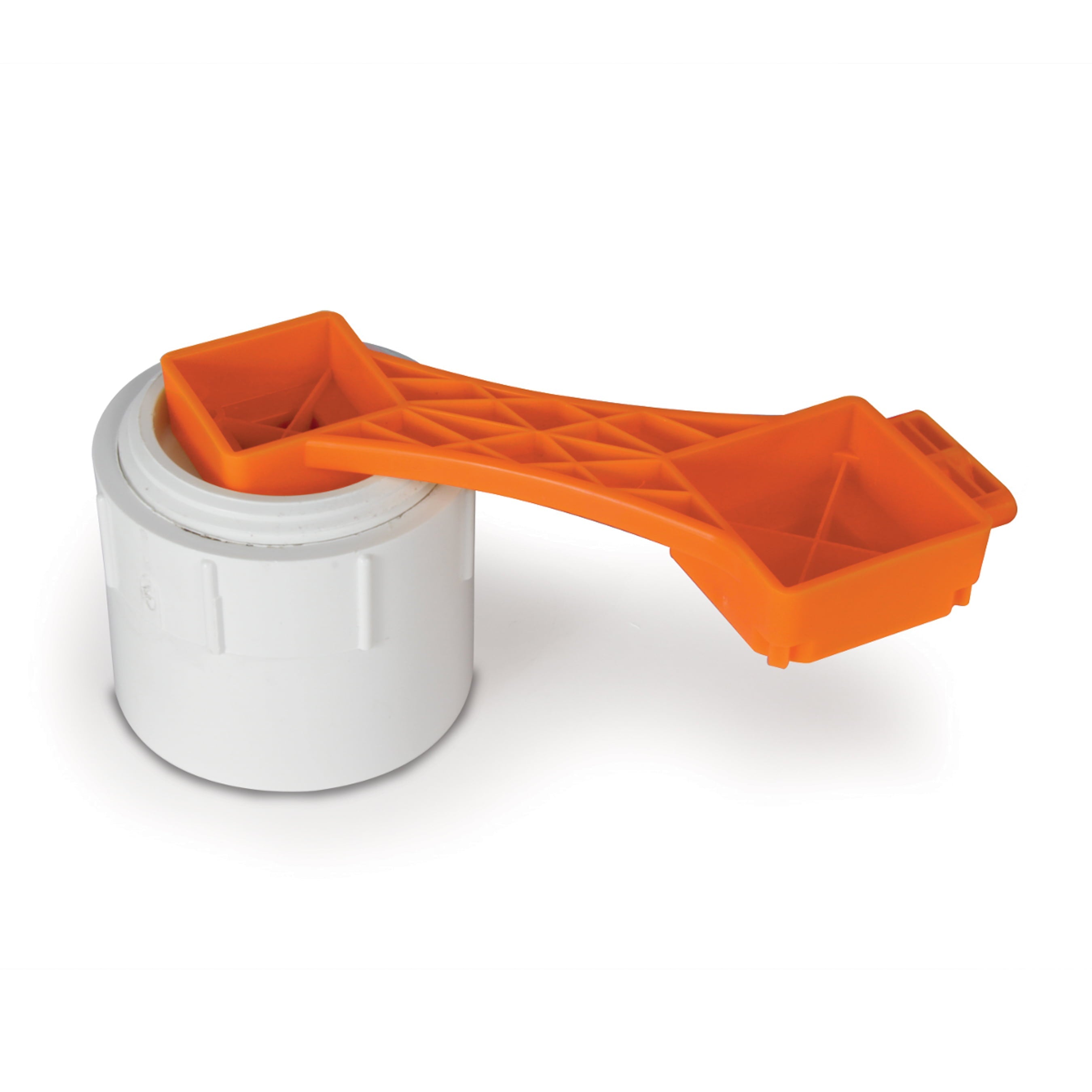 Camco RhinoFLEX 6-in-1 Camper/RV Sewer Fitting Wrench | Plastic, Orange (39759)