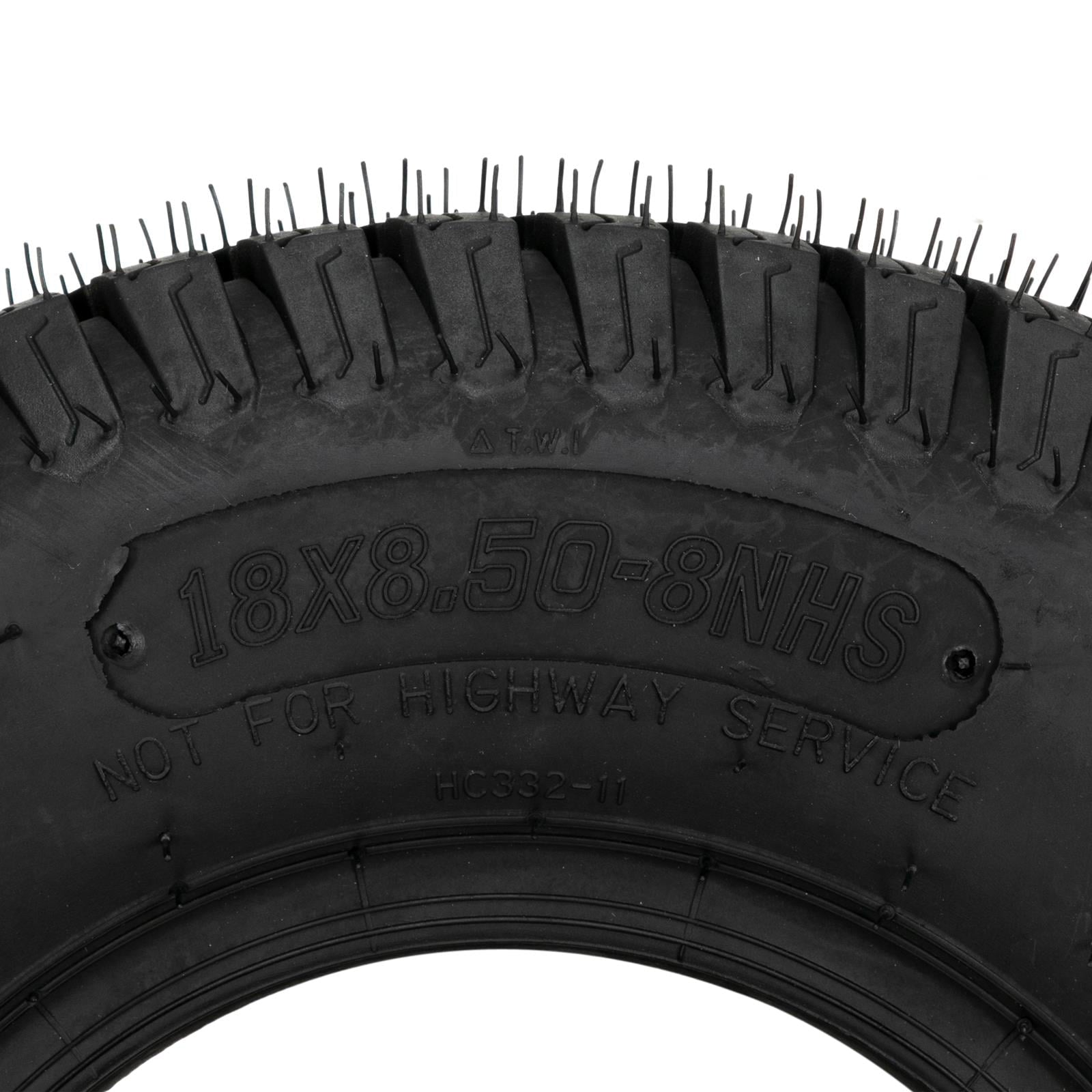 Ktaxon 2PCS 18x8.50-8 4PR Riding Lawn Mower Turf Tires