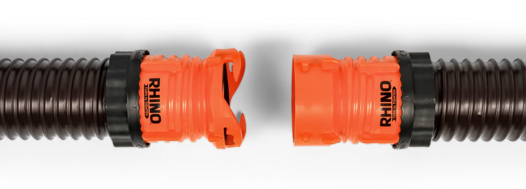 Camco 39765 RhinoFLEX 5' RV Sewer Hose Extension Kit with Swivel Fitting