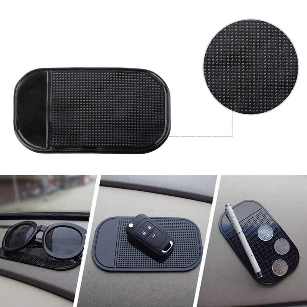 4Pack Magic Car Grip Pad Non Slip Sticky Car Dashboard Adhesive Cell Phone Mount Anti Slide Holder Mat For Miscellaneous Equipment