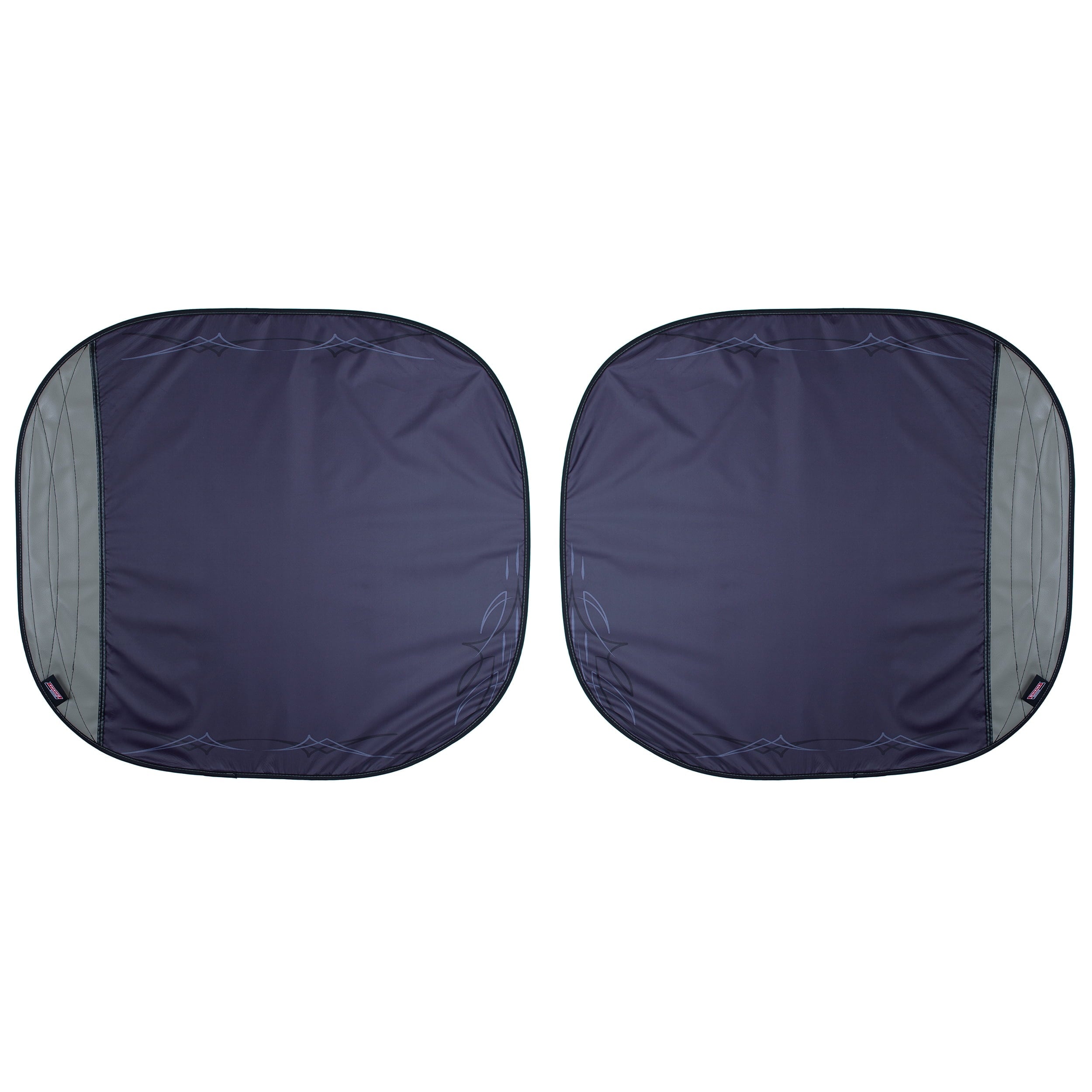 Genuine Dickies Classics Pinstripes Auto Twist Sunshade, Black and Gray, 41807WDI