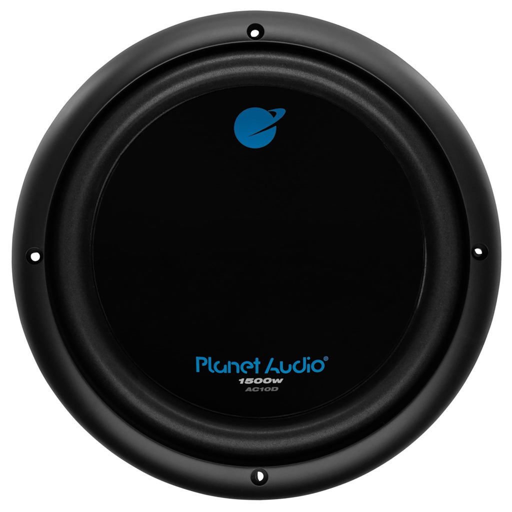 Planet Audio AC10D 10 Inch 1500 Watts 4 Ohm Dual Voice Coil Car Audio Subwoofer