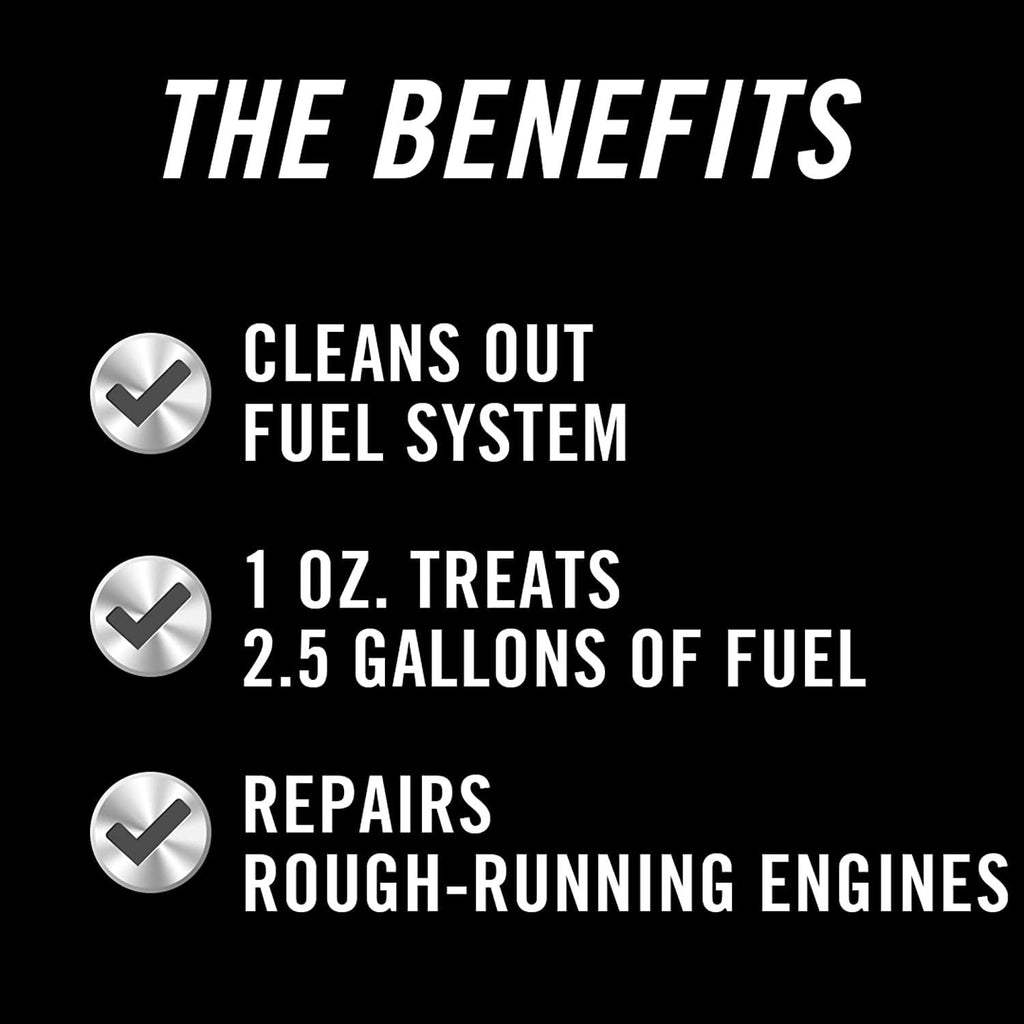 STA-BIL Fast Fix Small Engine Treatment - Cleans Carbs and Injectors - Fixes Rough Running Engines - Eliminates Water - Treats 10 Gallons, 4 fl. oz. 22303, Green