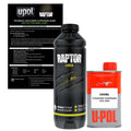 Custom Shop U-Pol Raptor Tintable Urethane Spray-On Truck Bed Liner 1 Quart Kit with Hardener