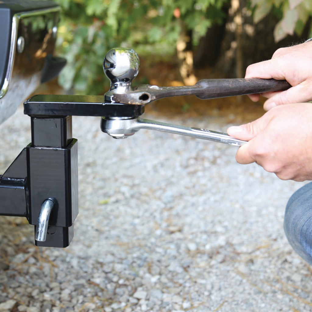 TowSmart Adjustable Ball Towing Mount with Clip and Quick Release Pin, 7.5in Drop, 6.25in Rise, 771, 5000lb, 1 Each