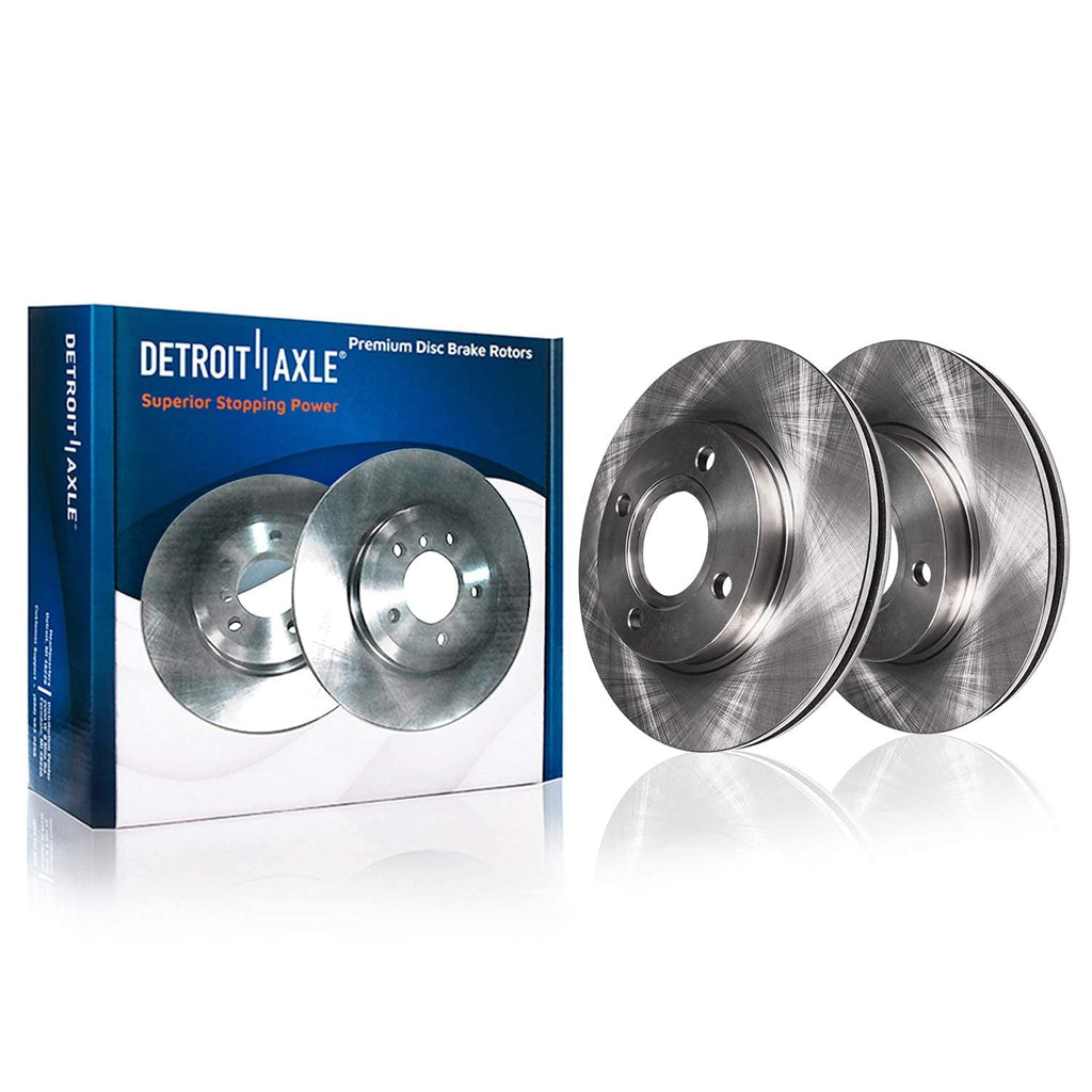 Detroit Axle - Brake Kit for 1998-2002 Toyota Corolla Chevy Prizm Front Brake Rotors Ceramic Brakes Pads Replacement Rear Brake Drums Brake Shoes