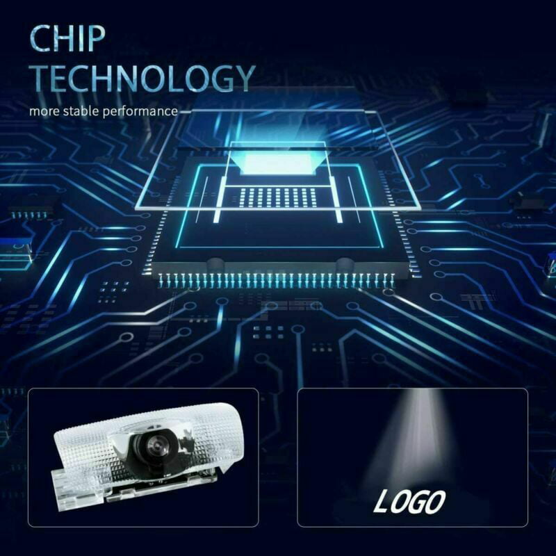4 x LED Logo Door Courtesy Light Shadow Laser Projector for Lexus ES LS LX RX GX