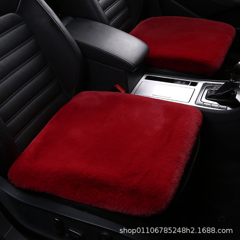 Plush Car Seat Cushion