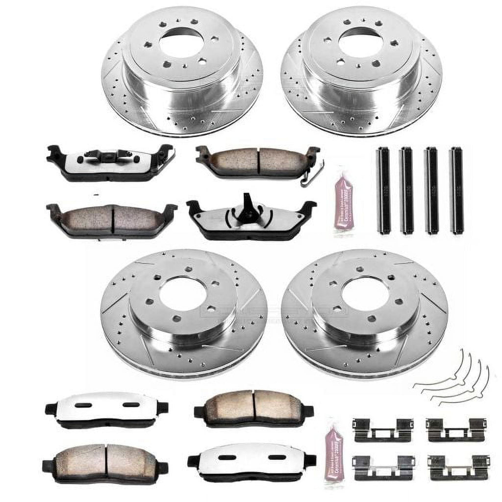Powerstop K1944-36 PSBK1944-36 FRONT & REAR TRUCK AND TOW BRAKE KIT