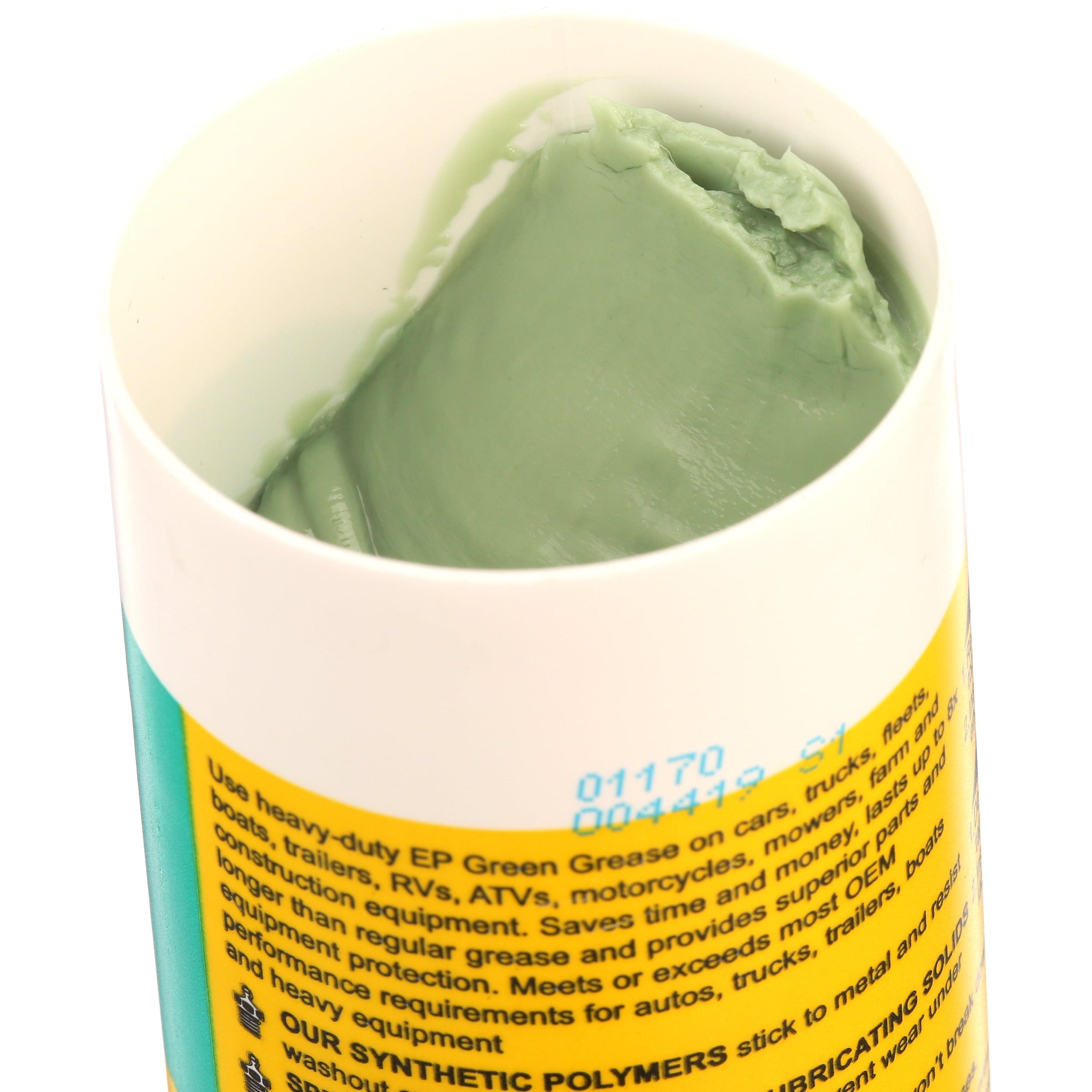Green Grease Synthetic Waterproof High Temperature #2 Grease - A professional grade high performance synthetic polymer grease from Green Grease, 14 oz cartridge, sold by cartridge