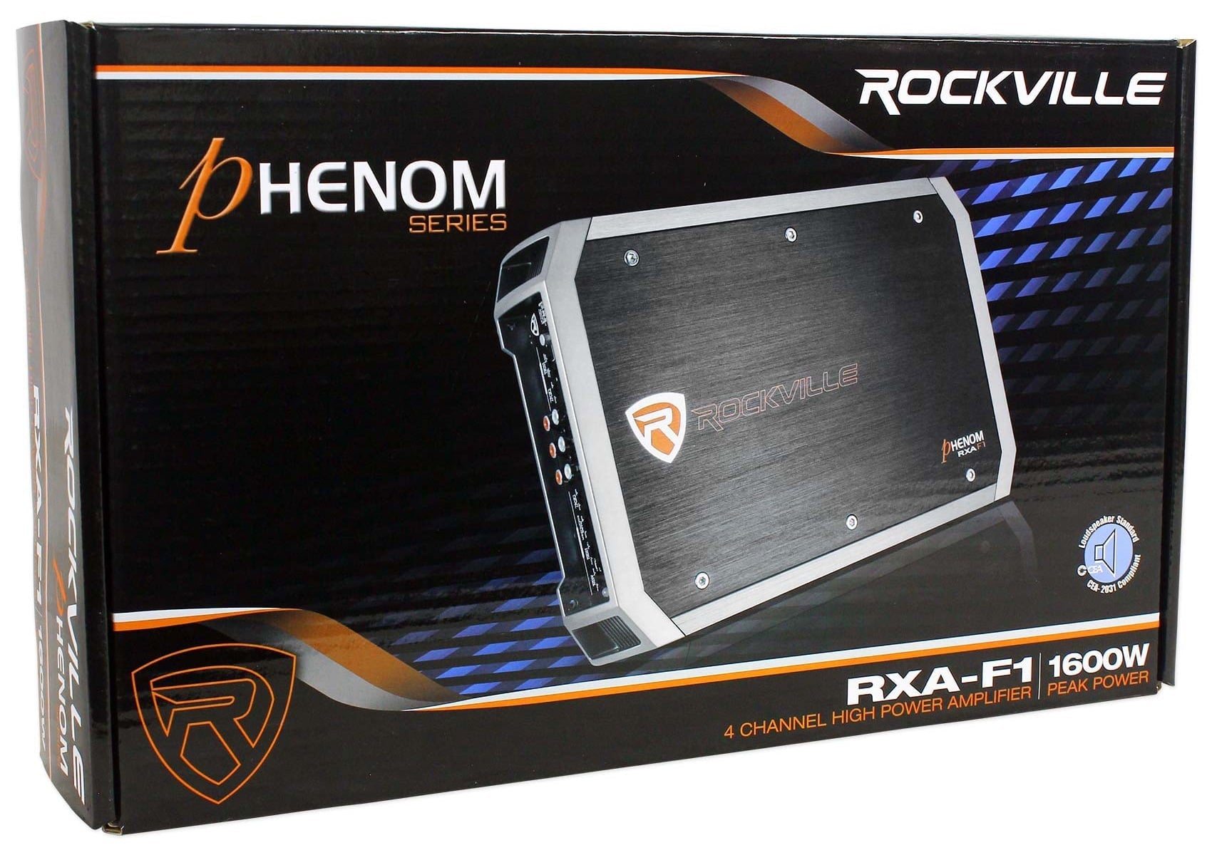 Pair Rockville RV65.2C 6.5" Component Speakers+6.5" Coaxial+4-Ch Amplifier+Wires