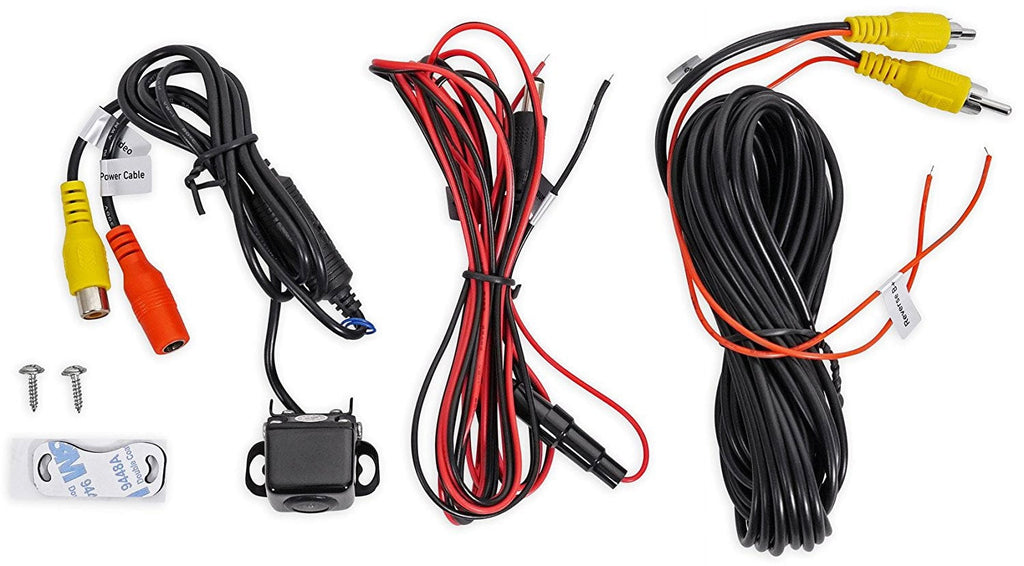 Dual Electronics XCAM200 Waterproof Full Color Backup Camera with Wide Viewing Angle Lens and Back-up Parking Guides