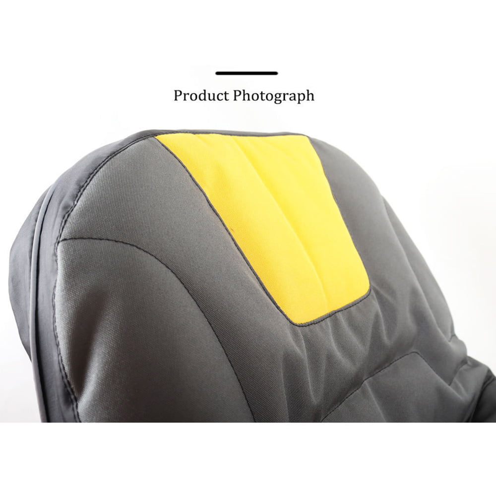 Universal Riding Lawn Mower Tractor Seat Cover Padded Comfort Pad Storage Pouch for Heavy Farm Vehicle Tractor Mower