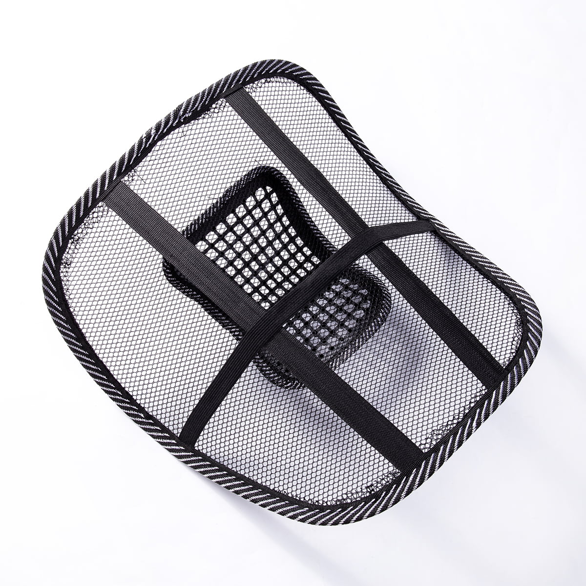 Car Back Support Massage Cushion, Waist Back Seat Massage Mesh Support Lumbar Back Cushion Relief Waist Support Cushion Pad Posture Corrector