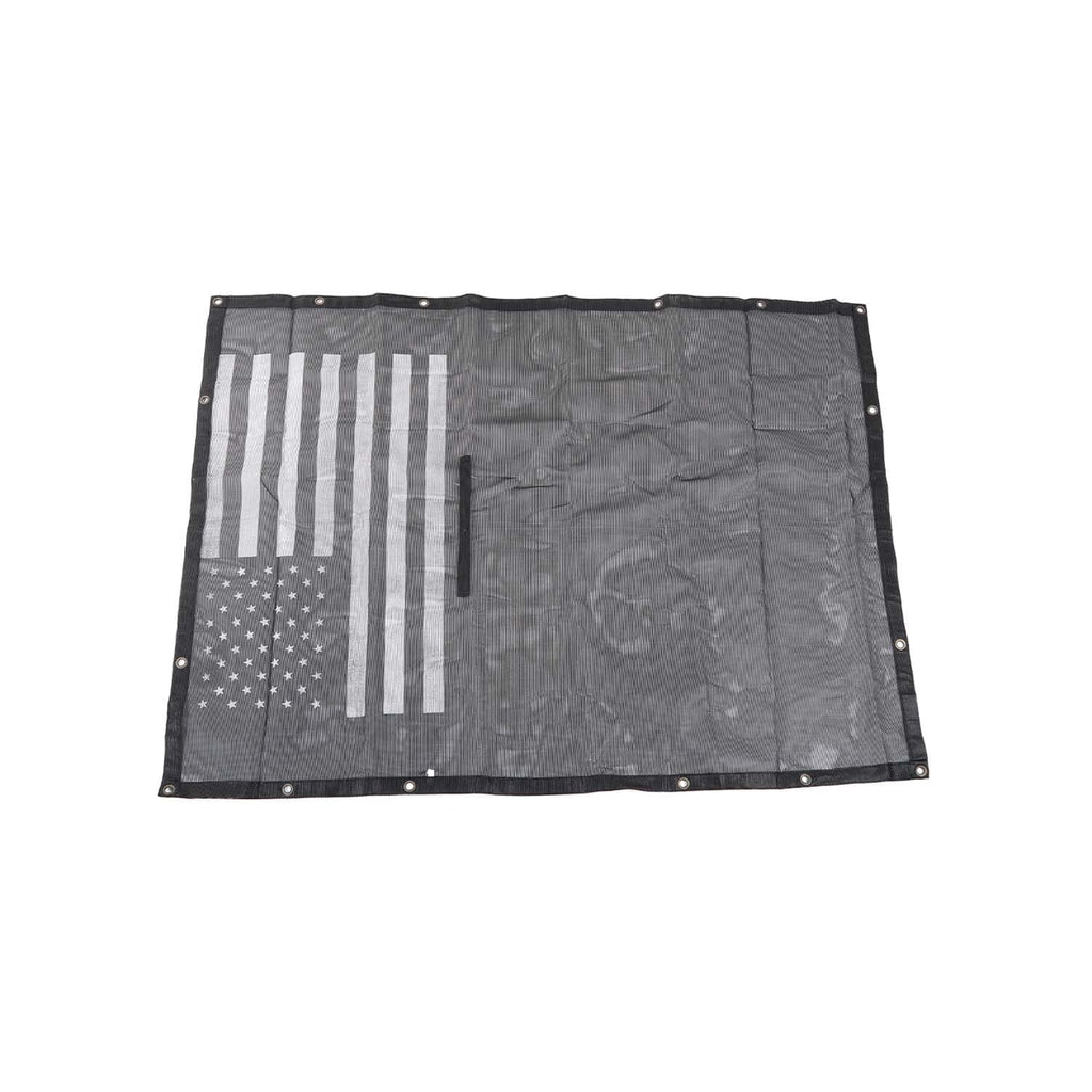 CheroCar Sunshade Bikini Top Mesh Sun Shade for Jeep Wrangler JL JLU 4-Door 2018-2022, Black