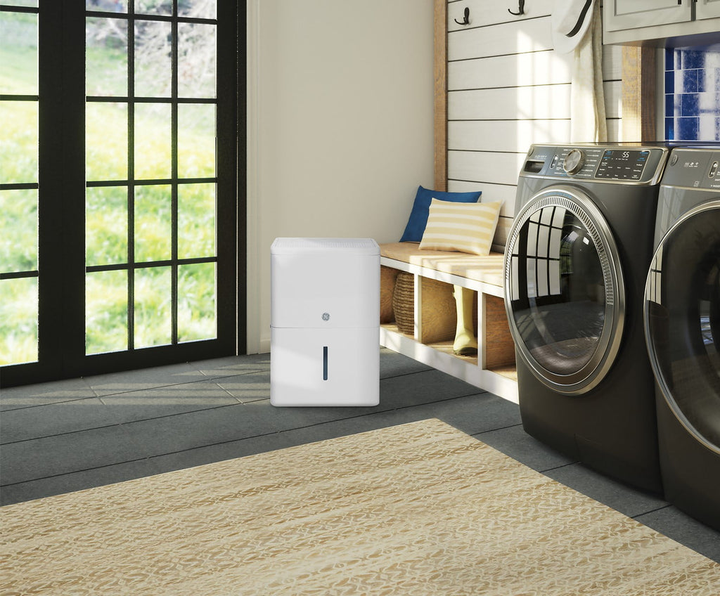 GE Energy Star Portable Dehumidifier 35 Pint, Perfect for Basement or Rooms up to 3000 Sq ft