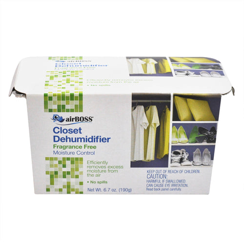 AIRBOSS Closet Dehumidifier Mini Dehumidifier and Moisture Absorber 6.7 Oz