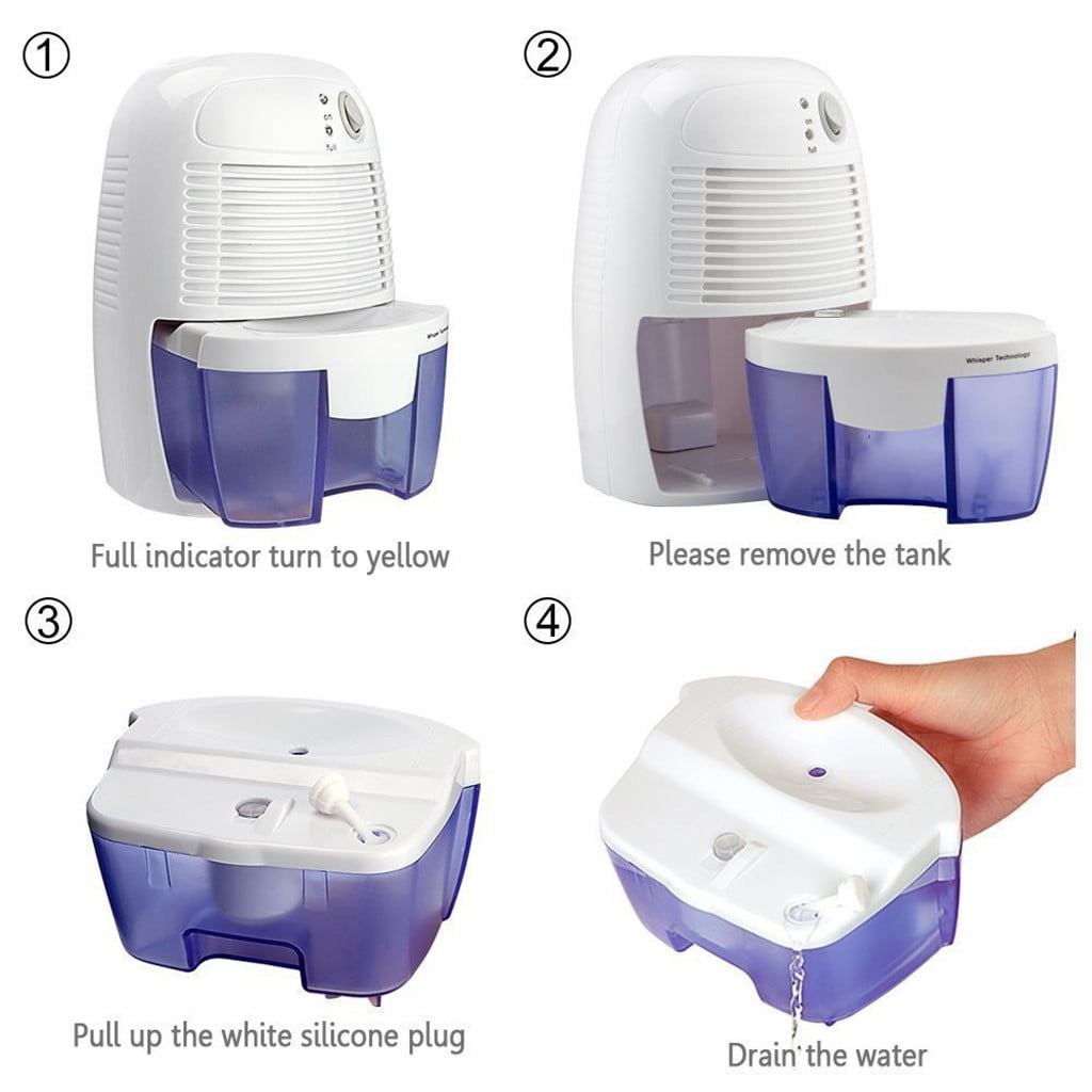 Electric Dehumidifier Air Dryer Moisture Damp Mould Drying Home Room Drying