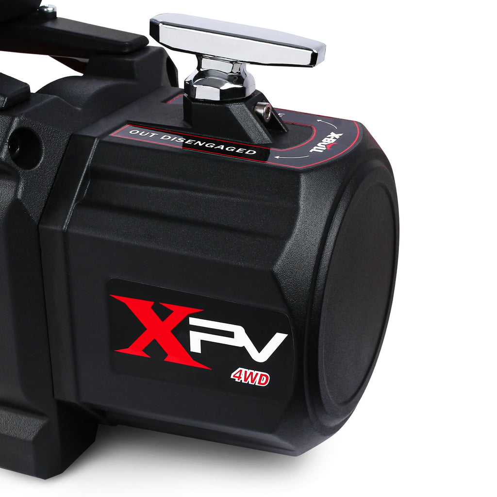 X-BULL Winch-13500 lb. Load Capacity Electric Winch Kit 12V Synthetic Rope,Waterproof IP67 Electric Winch with Hawse Fairlead, with Wireless Handheld Remote and Corded Control Recovery