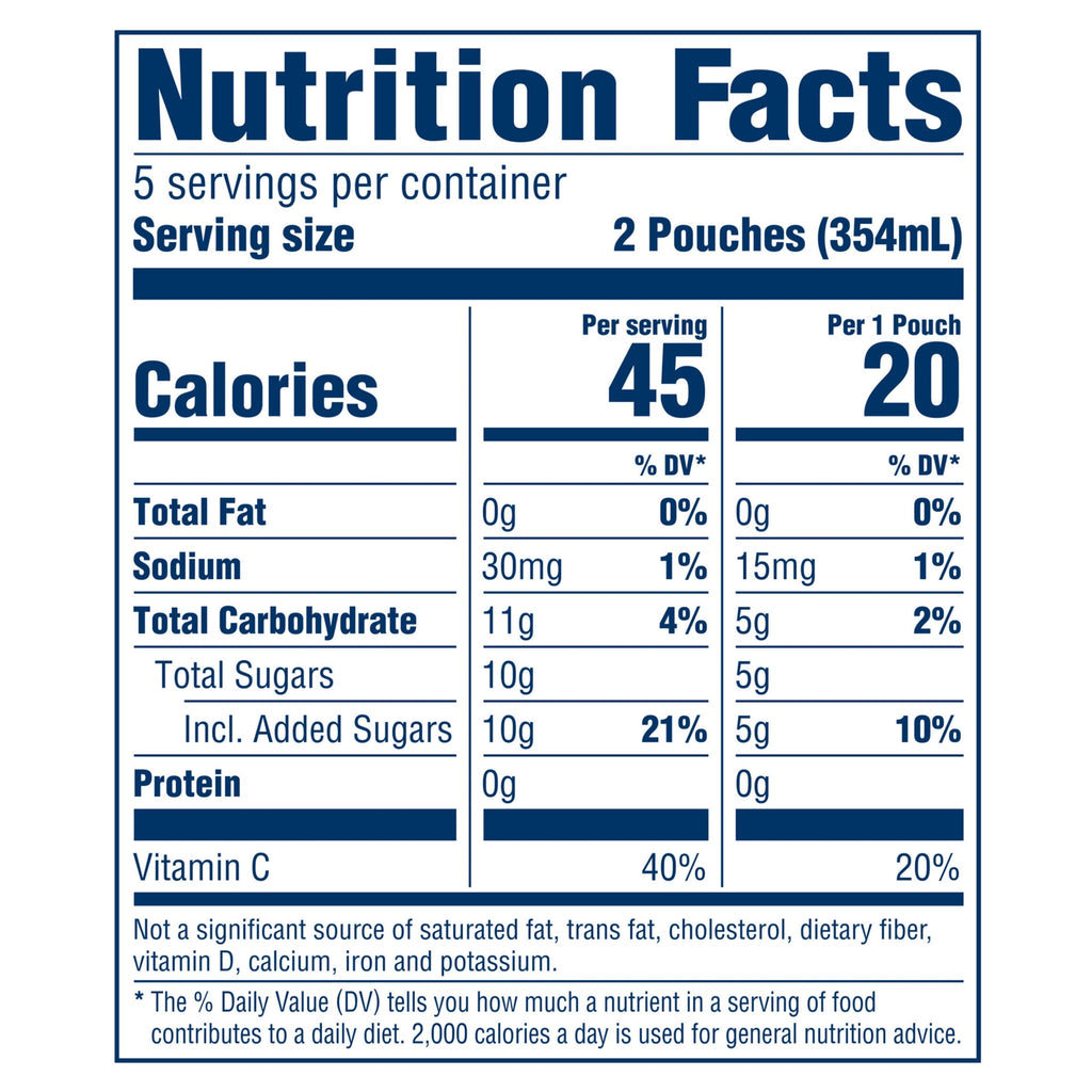 Kool Aid Jammers Tropical Punch Kids Drink 0% Juice Box Pouches, 10 Ct Box, 6 fl oz Pouches