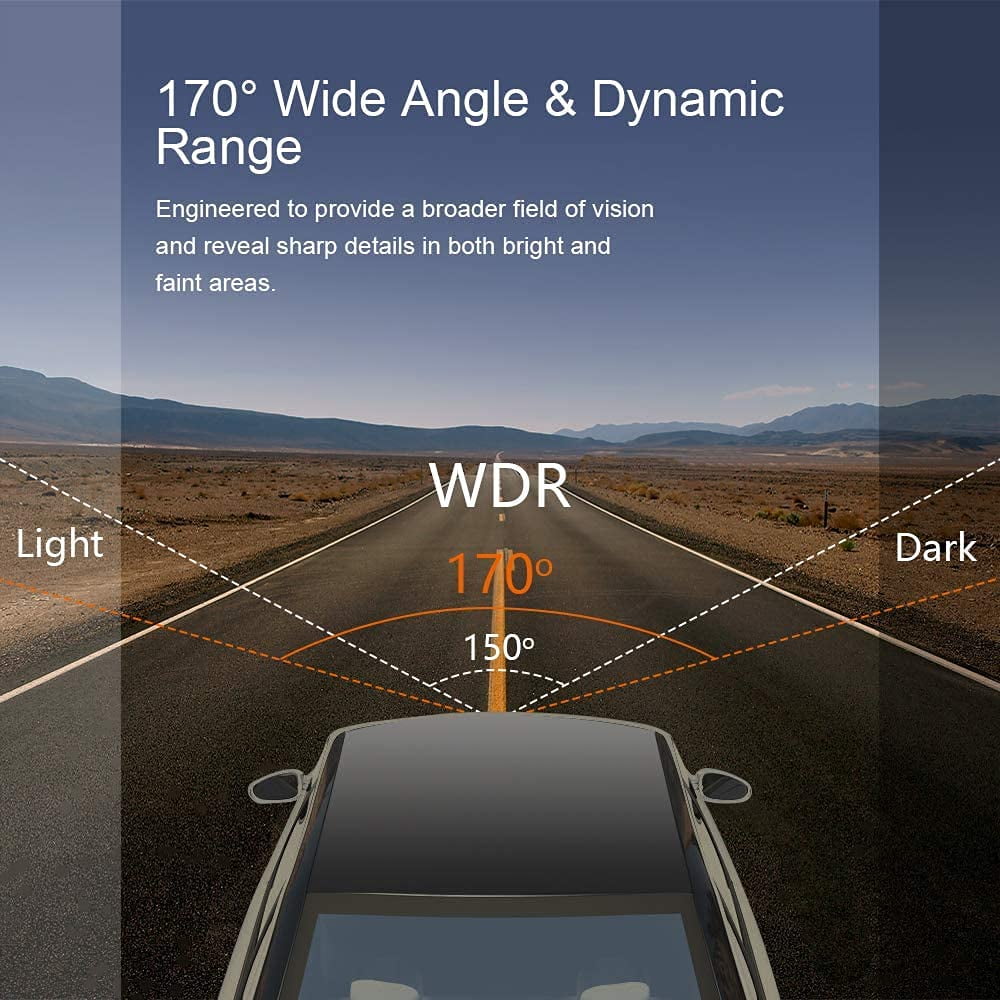 SEREE Dash Cam for Cars 1080P FHD Dash Camera 3 Inch Driving Recorder Dashboard Camera with 170 Degree Wide Angle Super Night Vision WDR Loop Recording with 16 GB Card