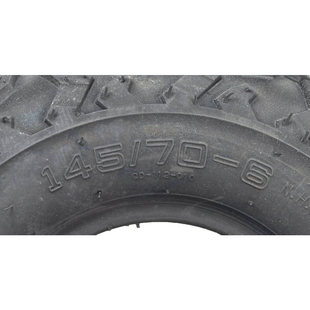 AlveyTech 145/70-6 V-Tread Tire for the Monster Moto/Mega Moto Classic 80cc Mini Bike, All Terrain