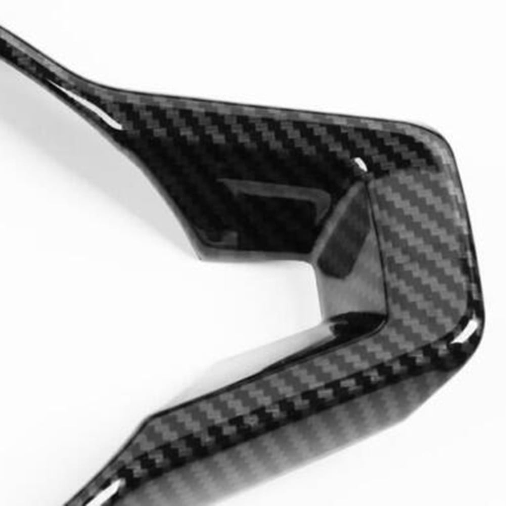 3pcs Carbon fiber Look Steering Wheel Trim For Nissan Sentra 2020 2021