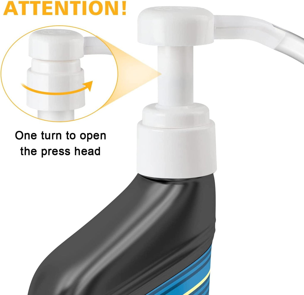 HandReed Fluid Pump for Quart Bottles - 5cc Hand Pump Use for Transfer Gear Oil, Transmission and Differential Fluid, NOT for Red Line Quarts