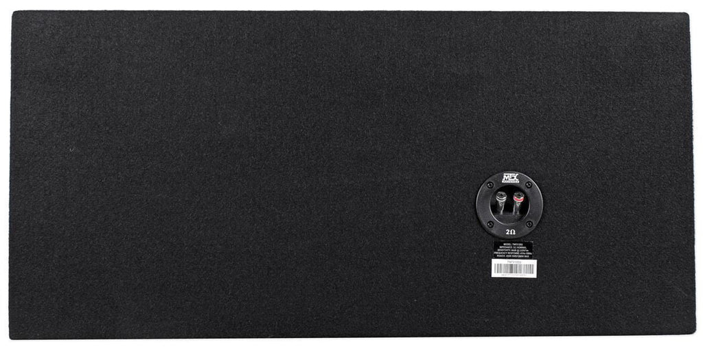 MTX Terminator TNP212D2 Dual 12” Subwoofers+Enclosure+Amp Kit+2 Farad Capacitor