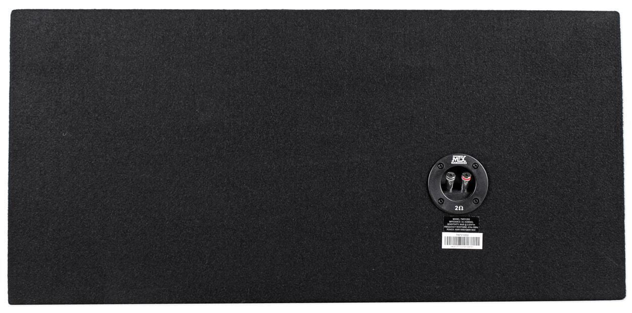 MTX Terminator TNP212D2 Dual 12” Subwoofers+Enclosure+Amp Kit+2 Farad Capacitor