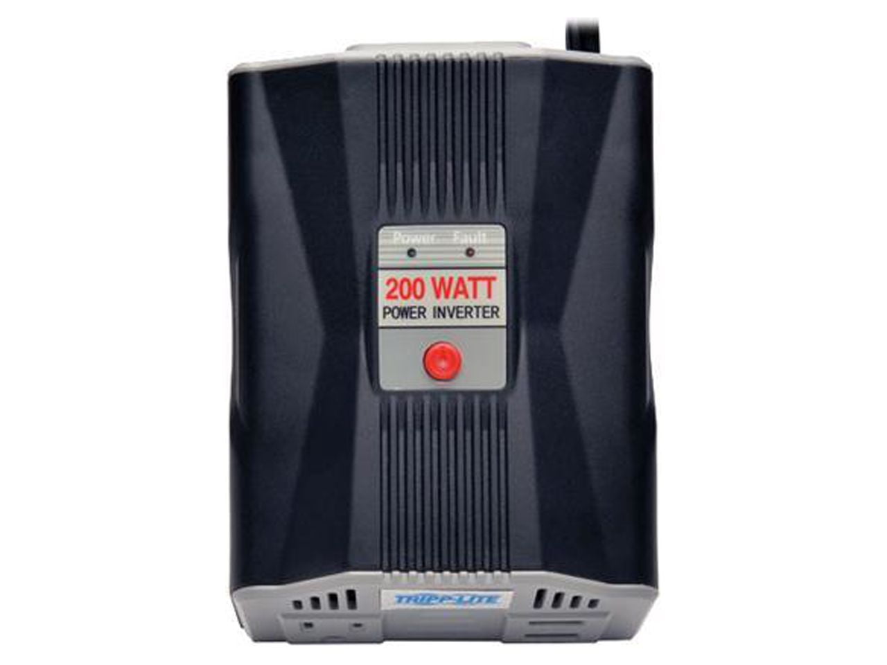 Tripp Lite 200W Car Power Inverter with Outlet & 2 USB Charging Ports, Ultra-Compact (PV200USB)