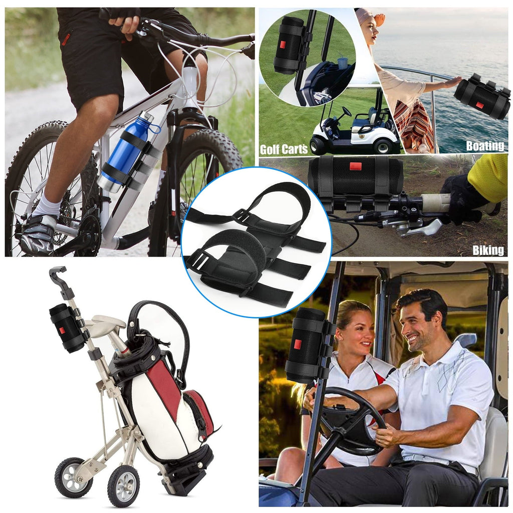 Portable Speaker Mount Straps, EEEkit Outdoor Adjustable Strap,  Bluetooth Wireless Speaker Strap Holder Compatible with Golf Cart, Bike, Railing, Frame