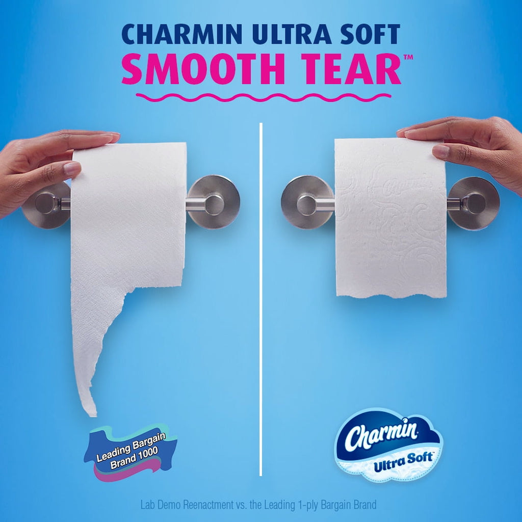 Charmin Ultra Soft Toilet Paper 9 Mega Rolls, 224 Sheets Per Roll