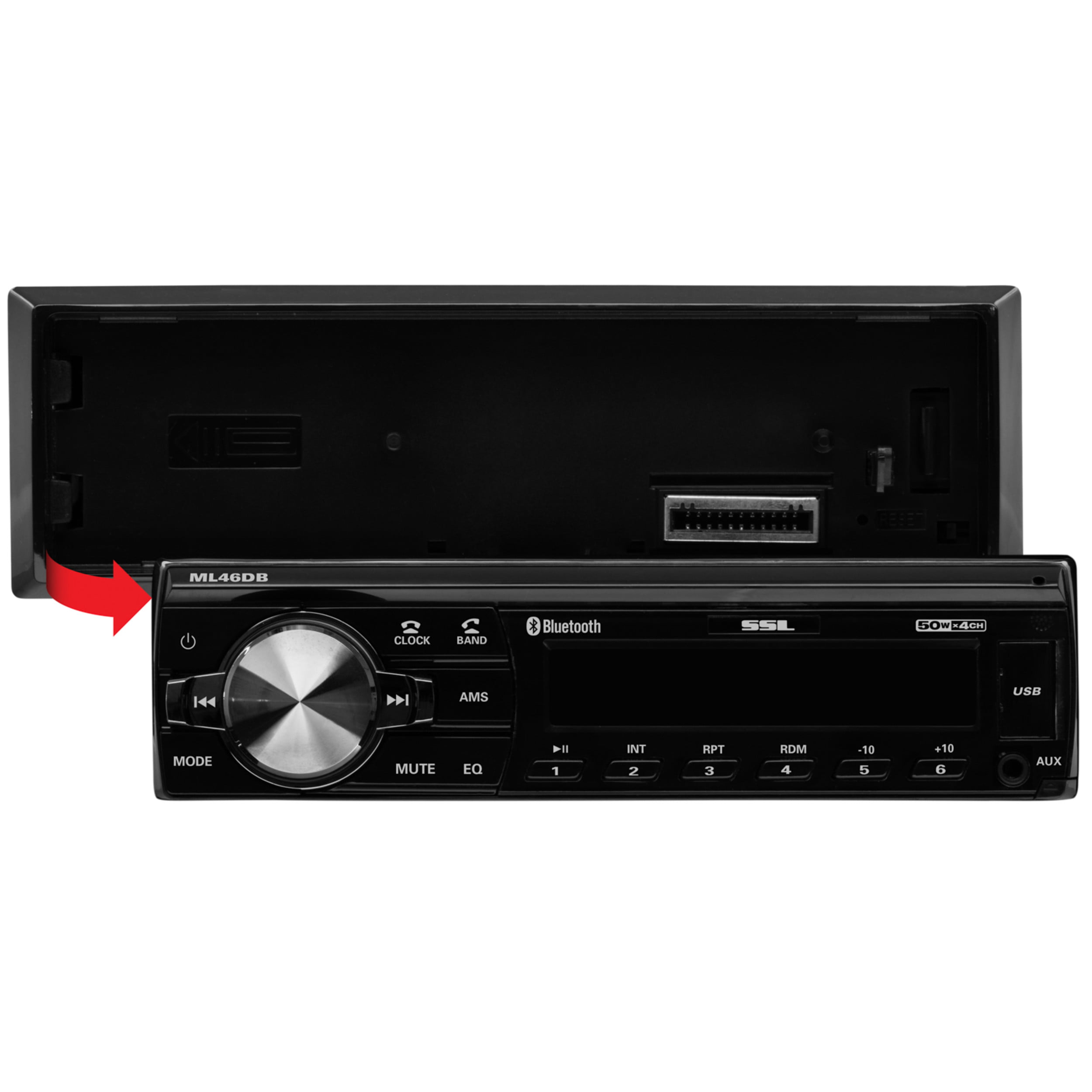 Sound Storm ML46DB Single Din Bluetooth Audio and Calling Car Stereo System